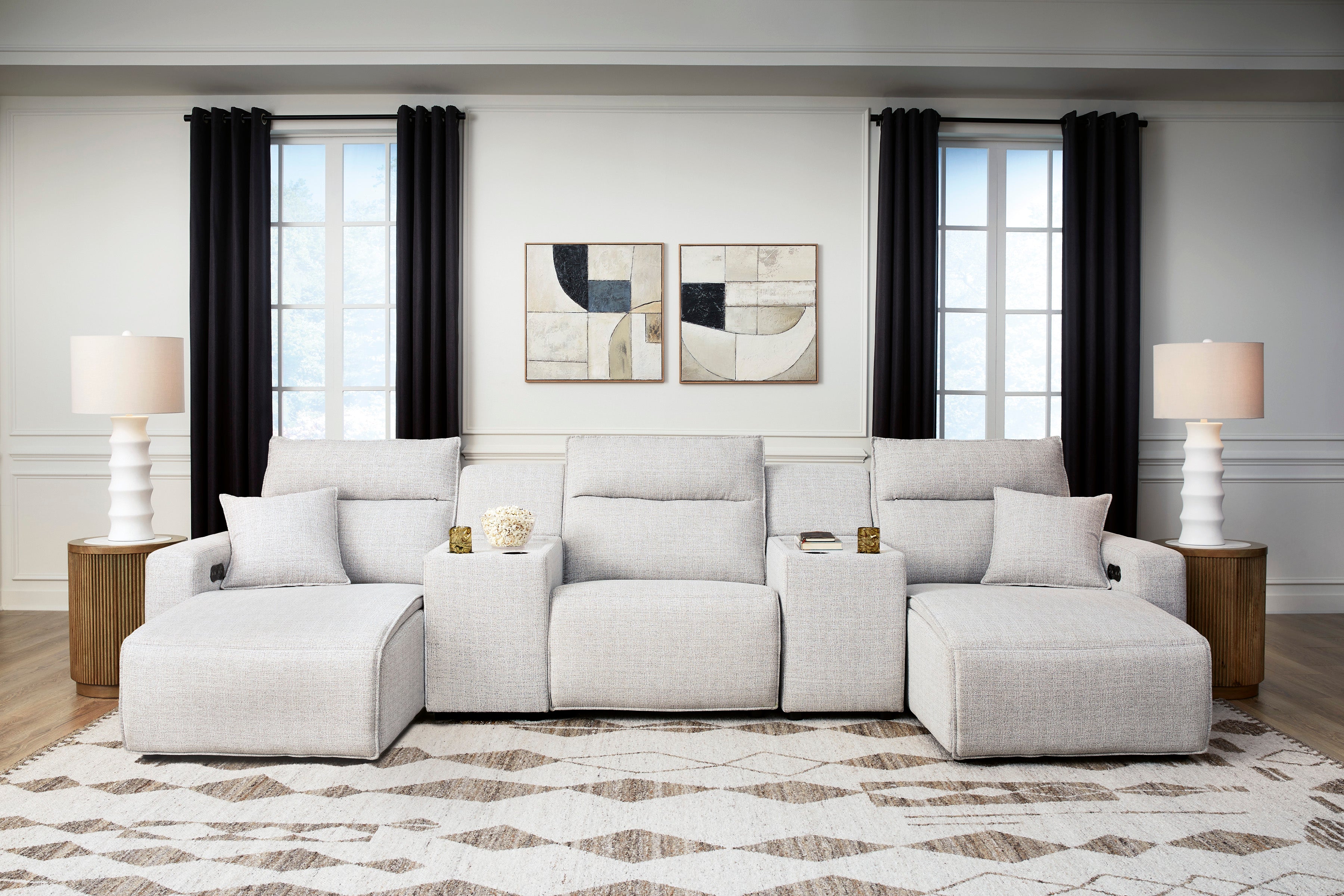 Modmax II 4-Piece Power Reclining Sectional with Chaise