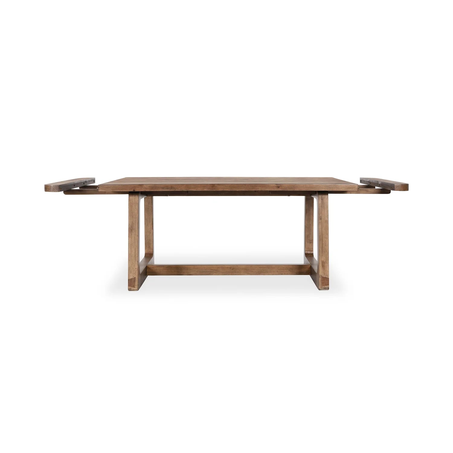 Lyra 86"-110" Extendable Dining Table - Smoke Brown
