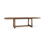Lyra 86"-110" Extendable Dining Table - Smoke Brown