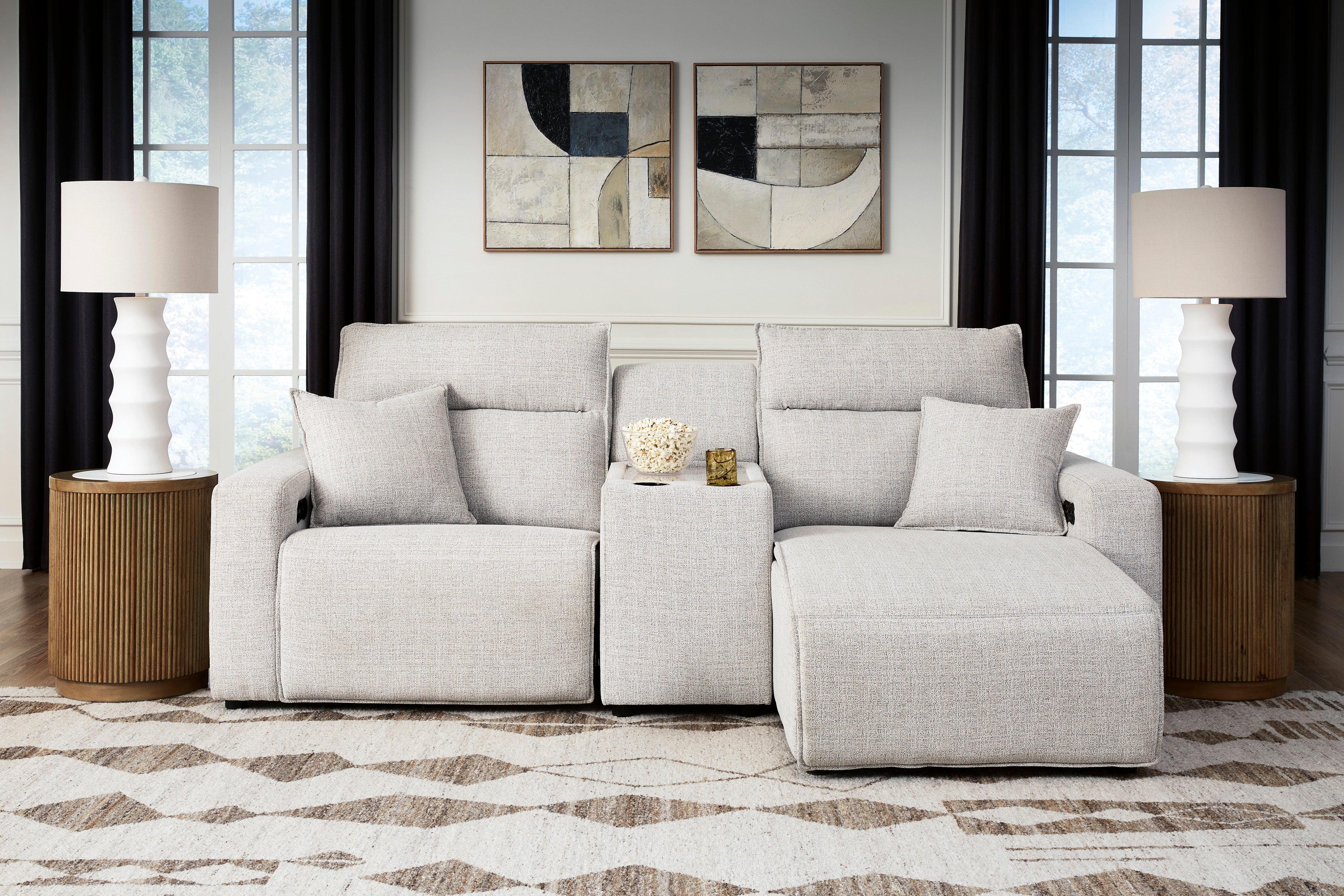 Modmax II 4-Piece Power Reclining Sectional with Chaise