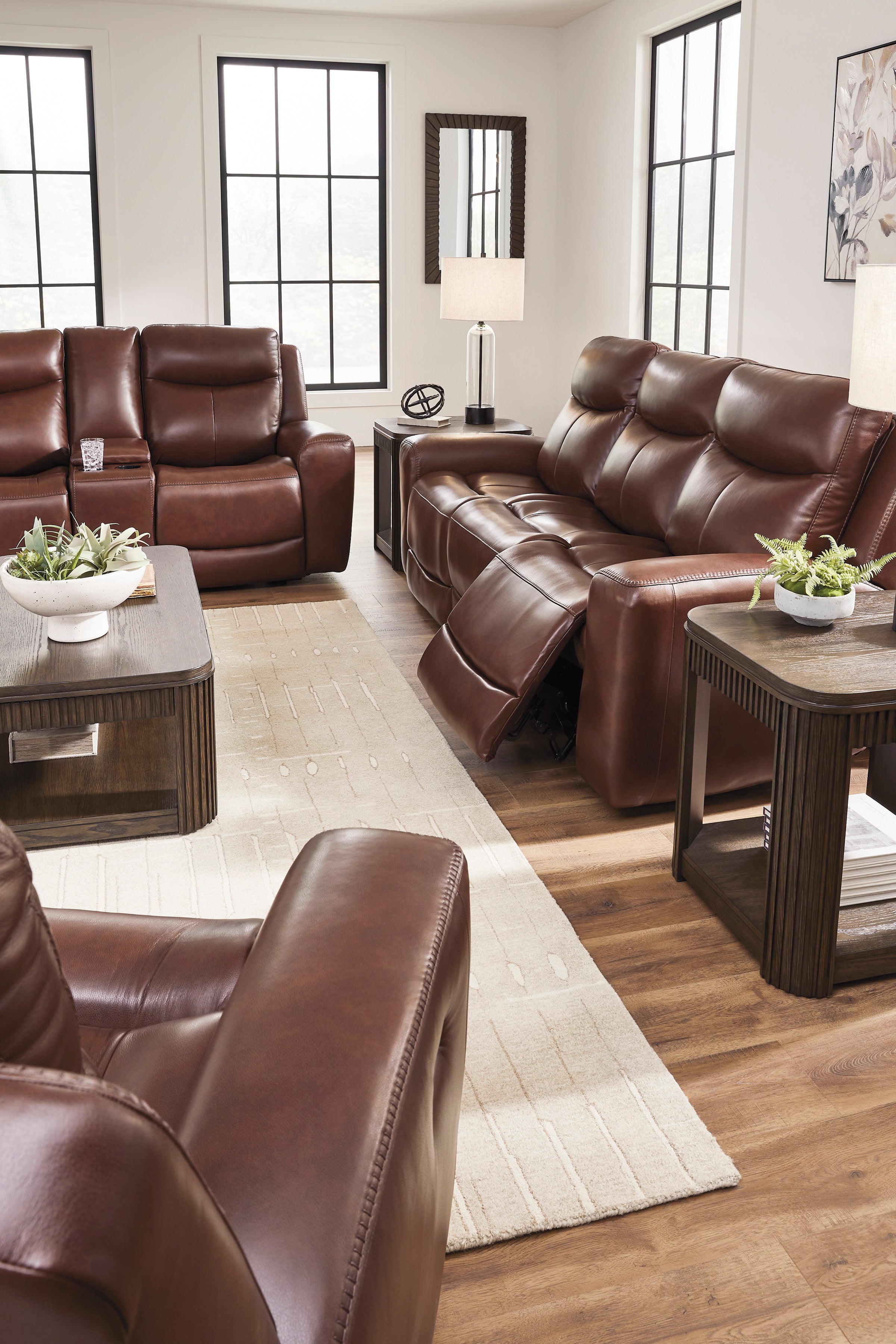 Next Move PWR REC Sofa with ADJ Headrest