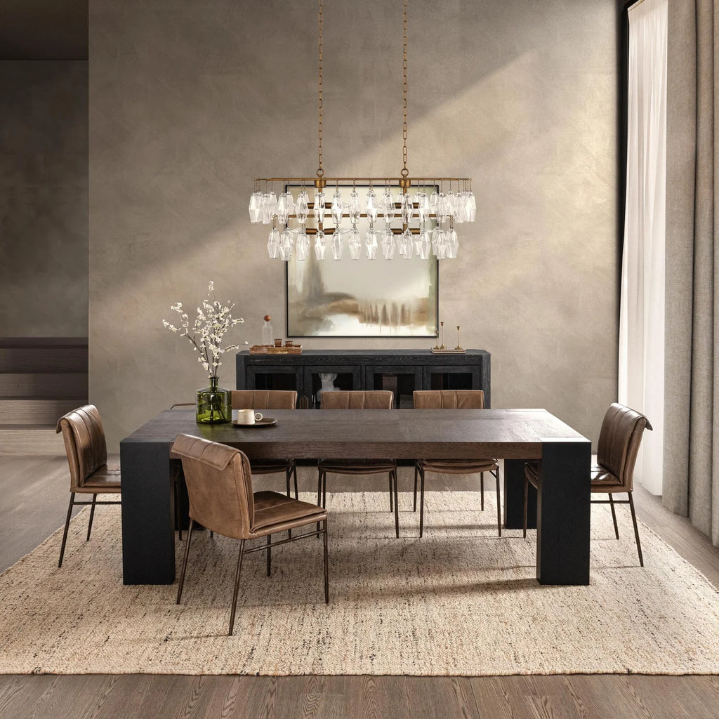 Brown
 Deaven Dining Table - Toasted