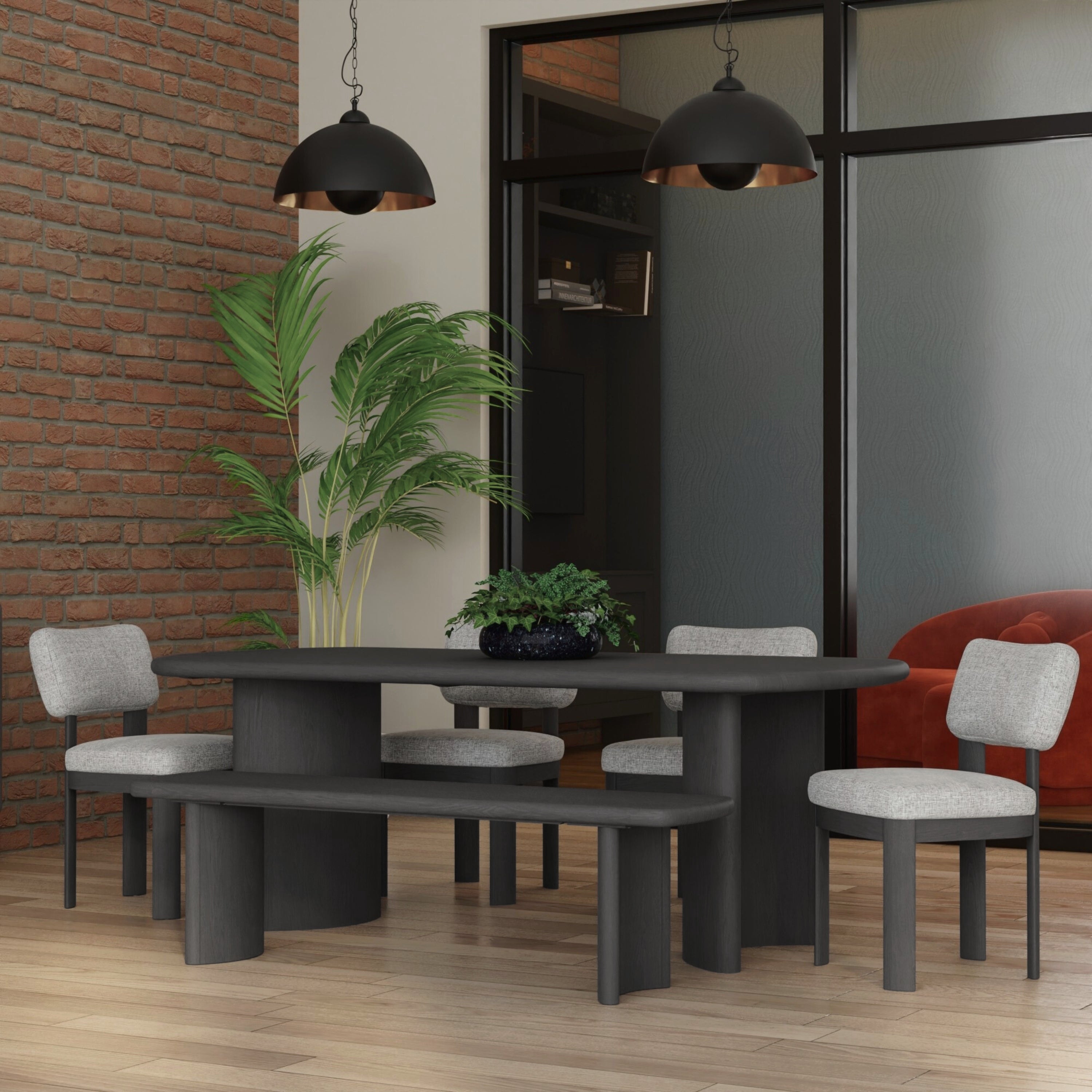 GABRIELLE DINING, BLACK