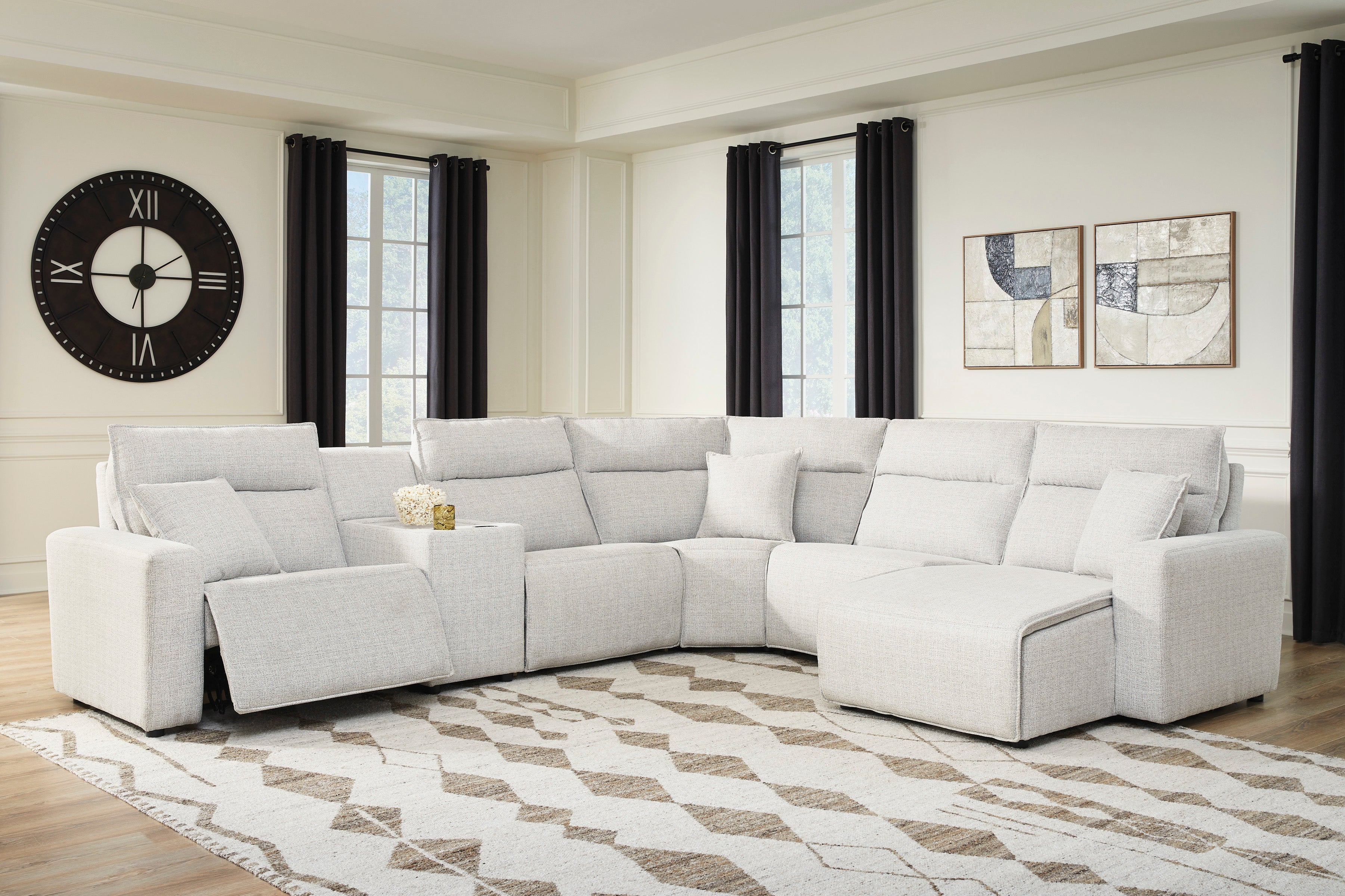 Modmax II 4-Piece Power Reclining Sectional with Chaise