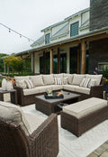 Brook Ranch Sofa SEC/Bench w/CUSH only