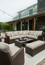 Brook Ranch Sofa SEC/Bench w/CUSH only