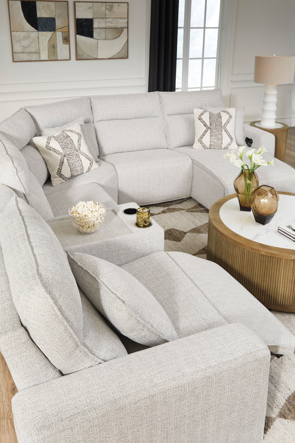 Modmax II 4-Piece Power Reclining Sectional with Chaise