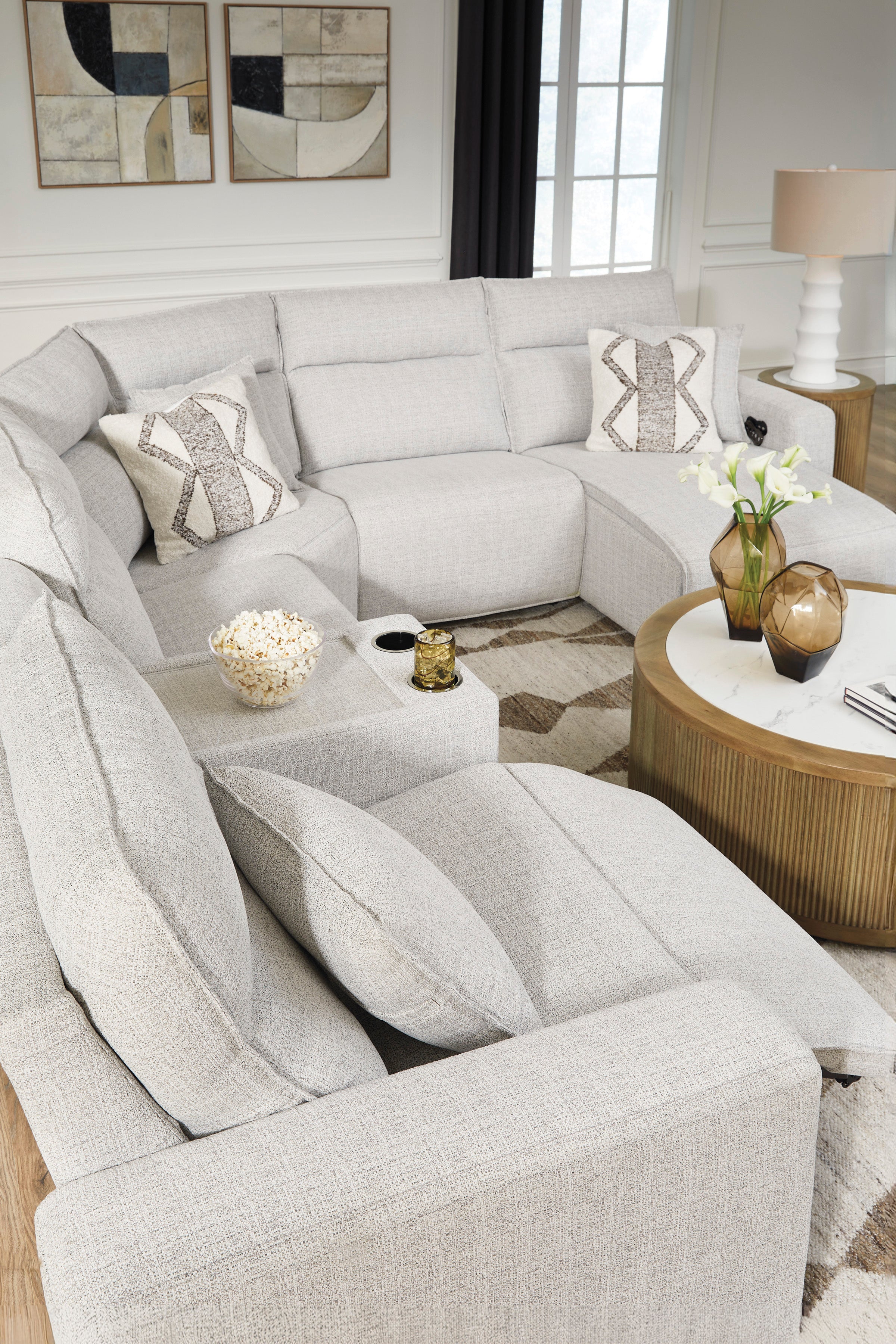 Modmax II 4-Piece Power Reclining Sectional with Chaise