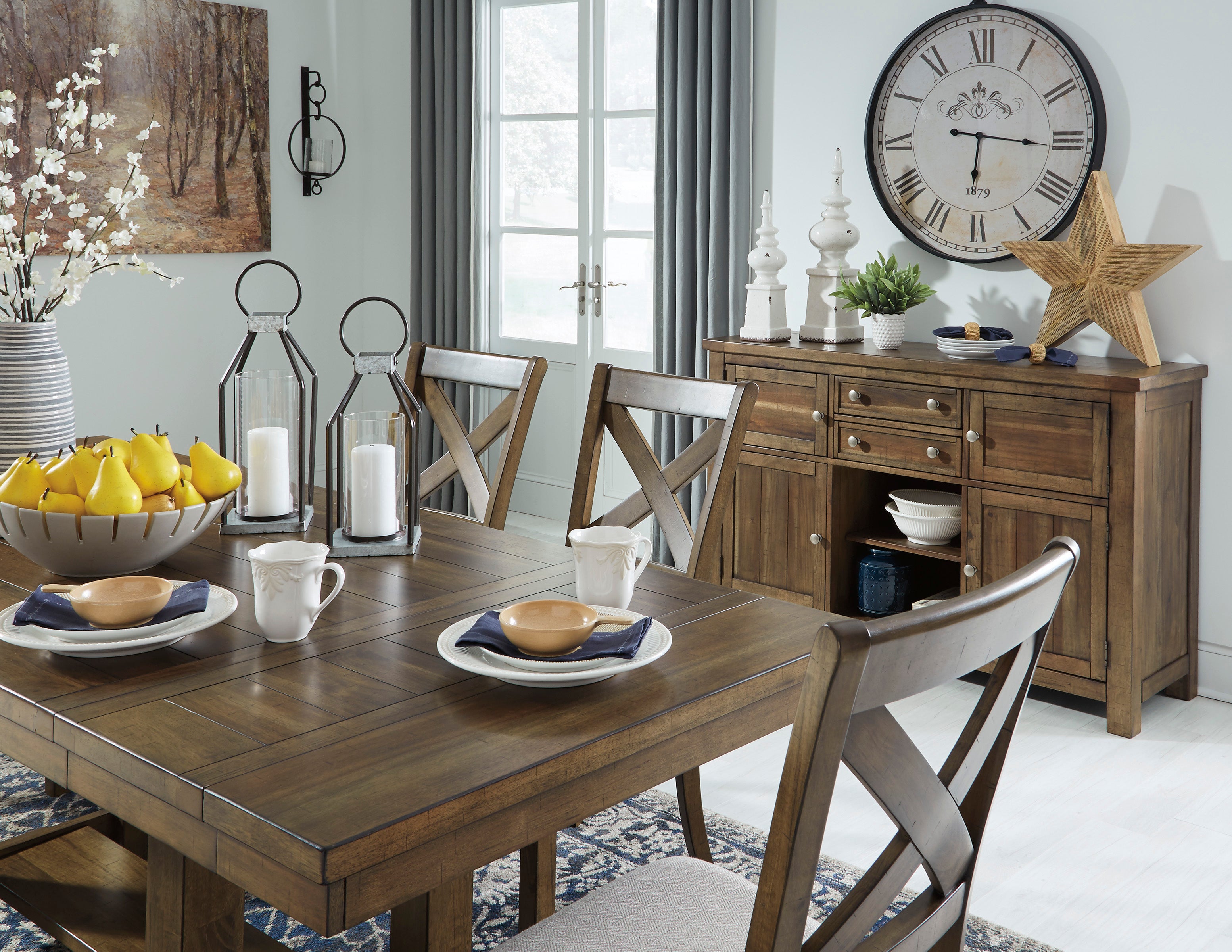 Moriville Dining Extension Table set