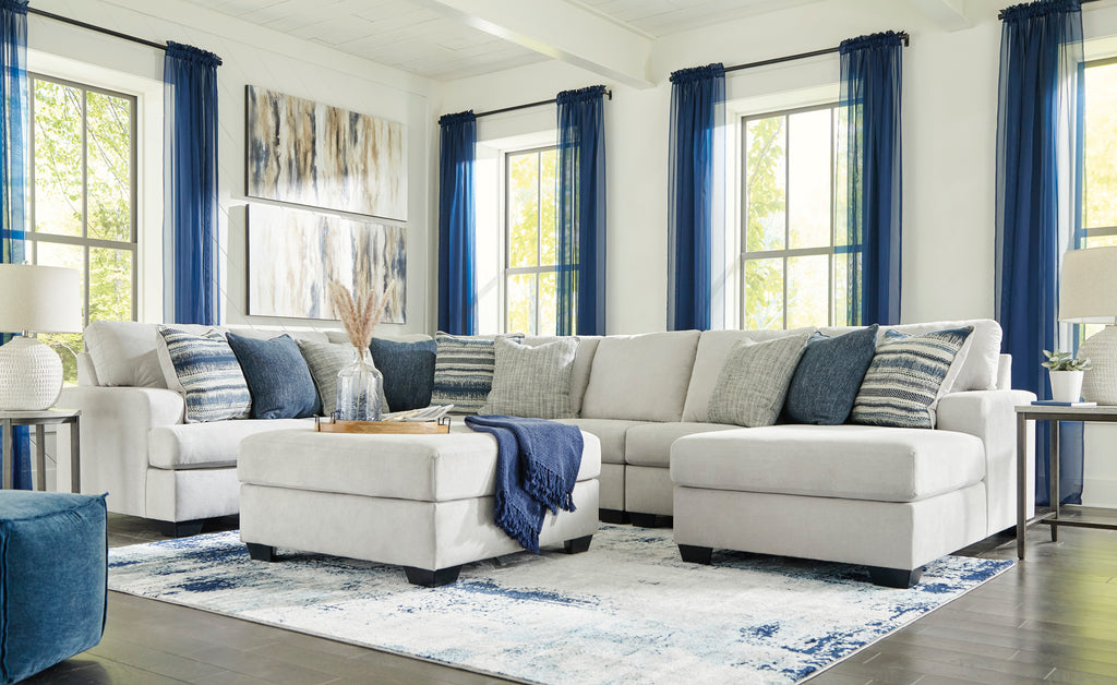 Lowder 4-Piece Sectional with Chaise