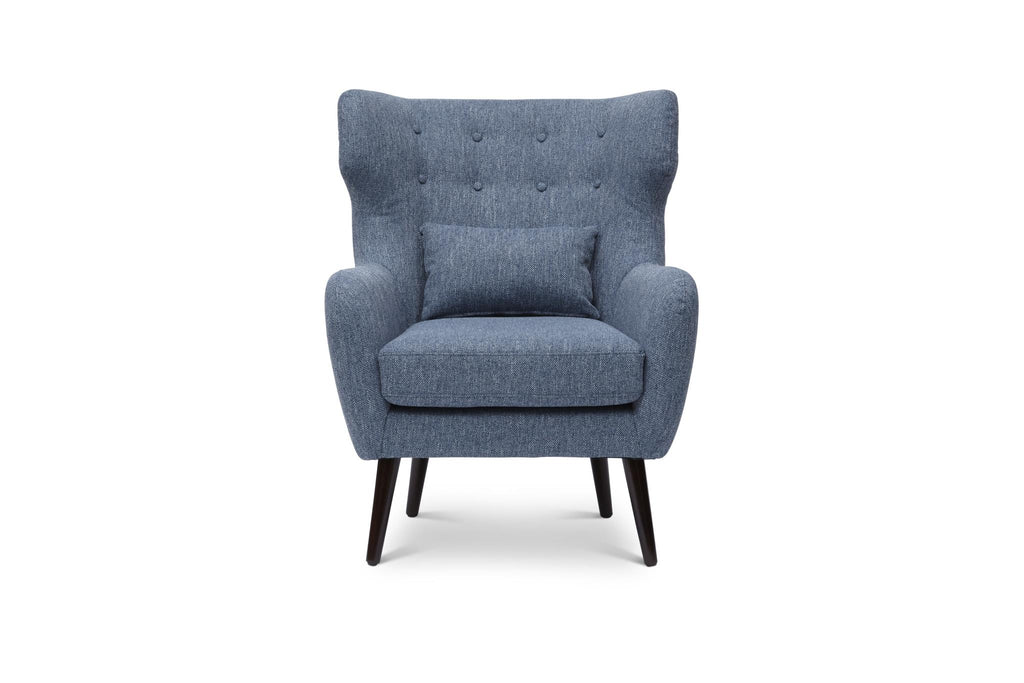 Ava Mid Century Modern Accent Chair - Blue