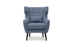 Ava Mid Century Modern Accent Chair - Blue