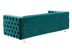 Rimini Green Velvet Sofa