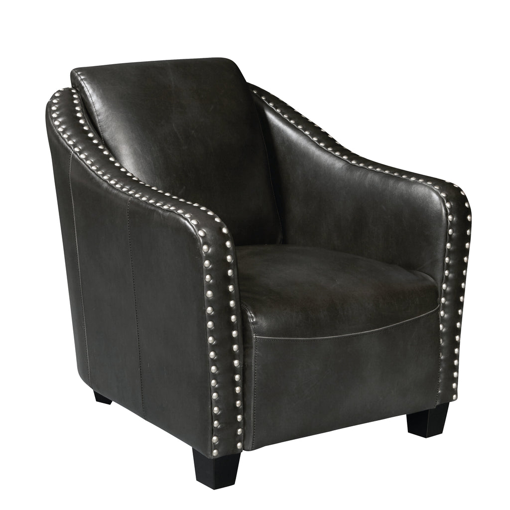 Nail Head Acnt Club Chair