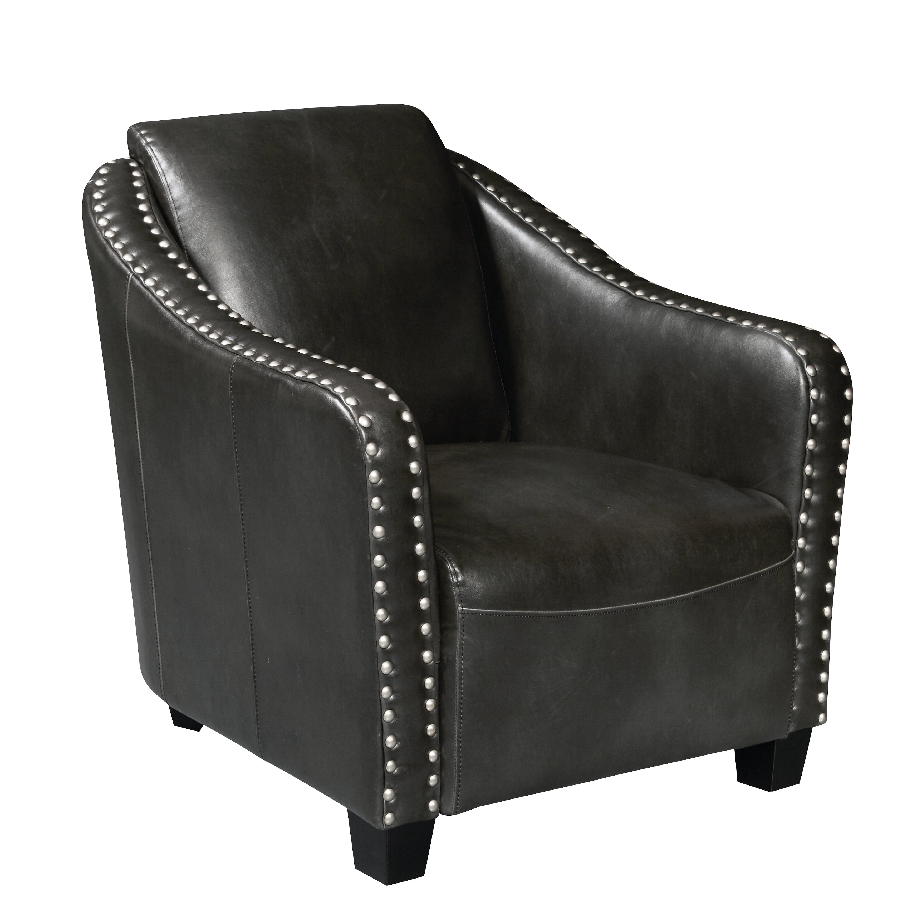 Nail Head Acnt Club Chair